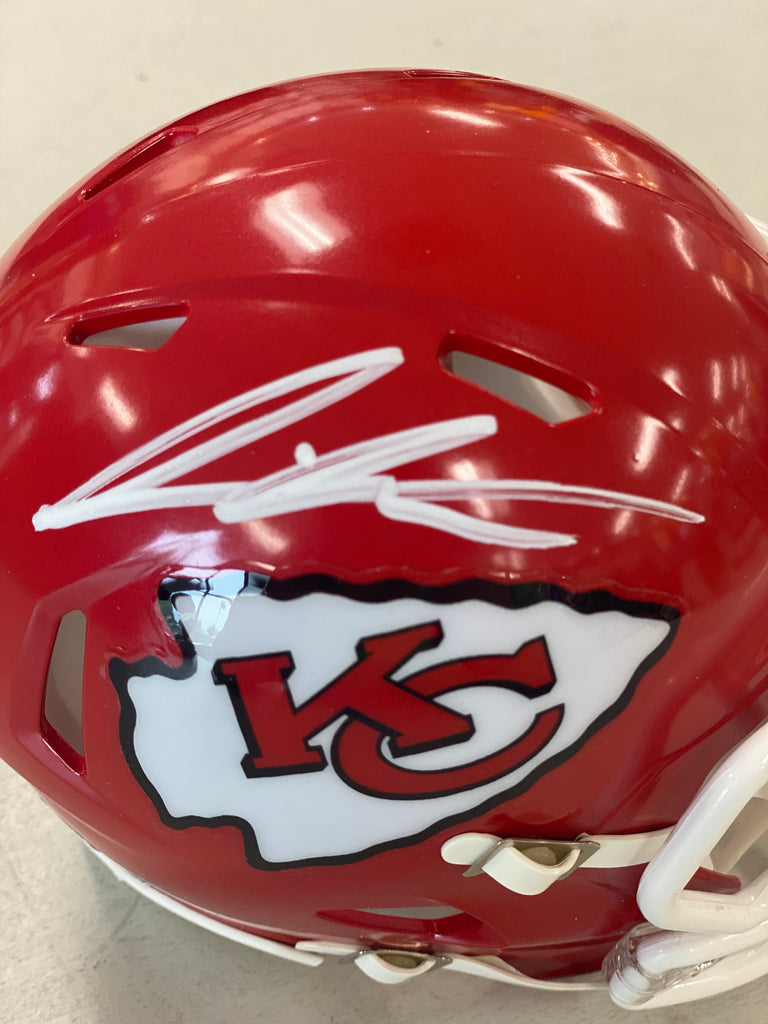 Kansas City Chiefs FELIX ANUDIKE-UZOMAH Autographed Red Mini