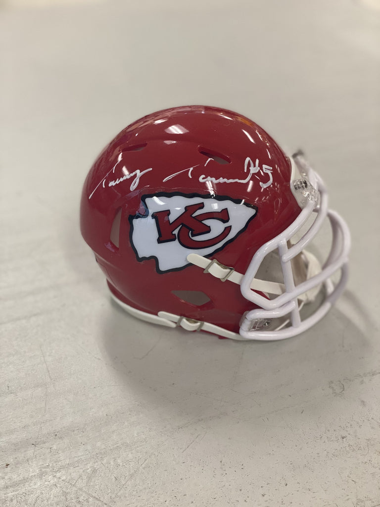 KANSAS CITY CHIEFS DALLAS TEXANS TRIBUTE FOOTBALL MINI SPEED HELMET FROM  2009