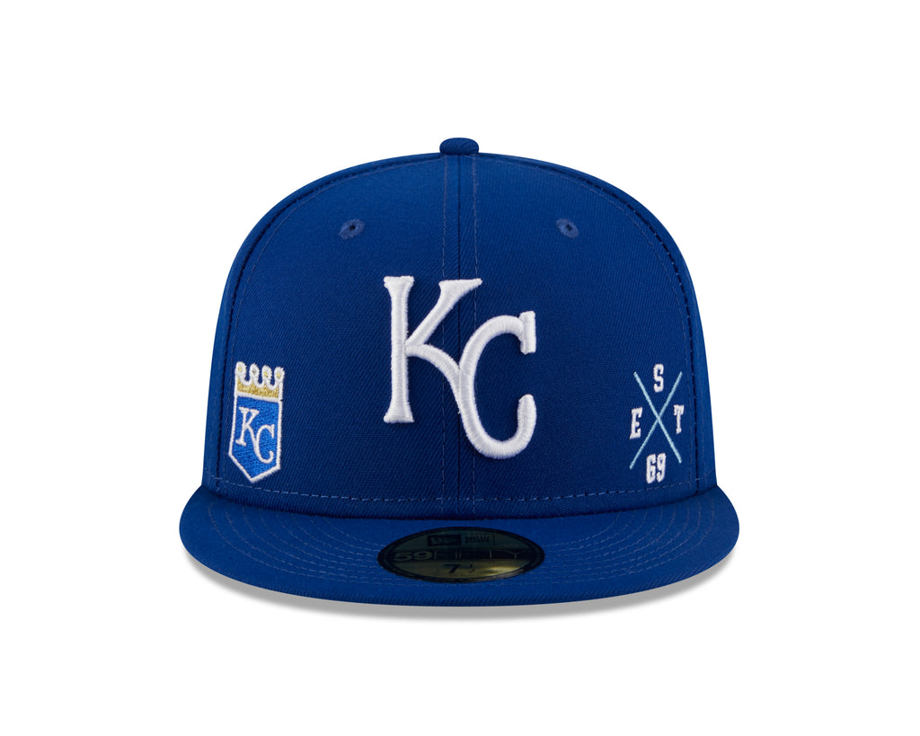 Kansas City Royals 2021 59FIFTY Blue Fitted Hat w/patches by New Era | MO  Sports Authentics