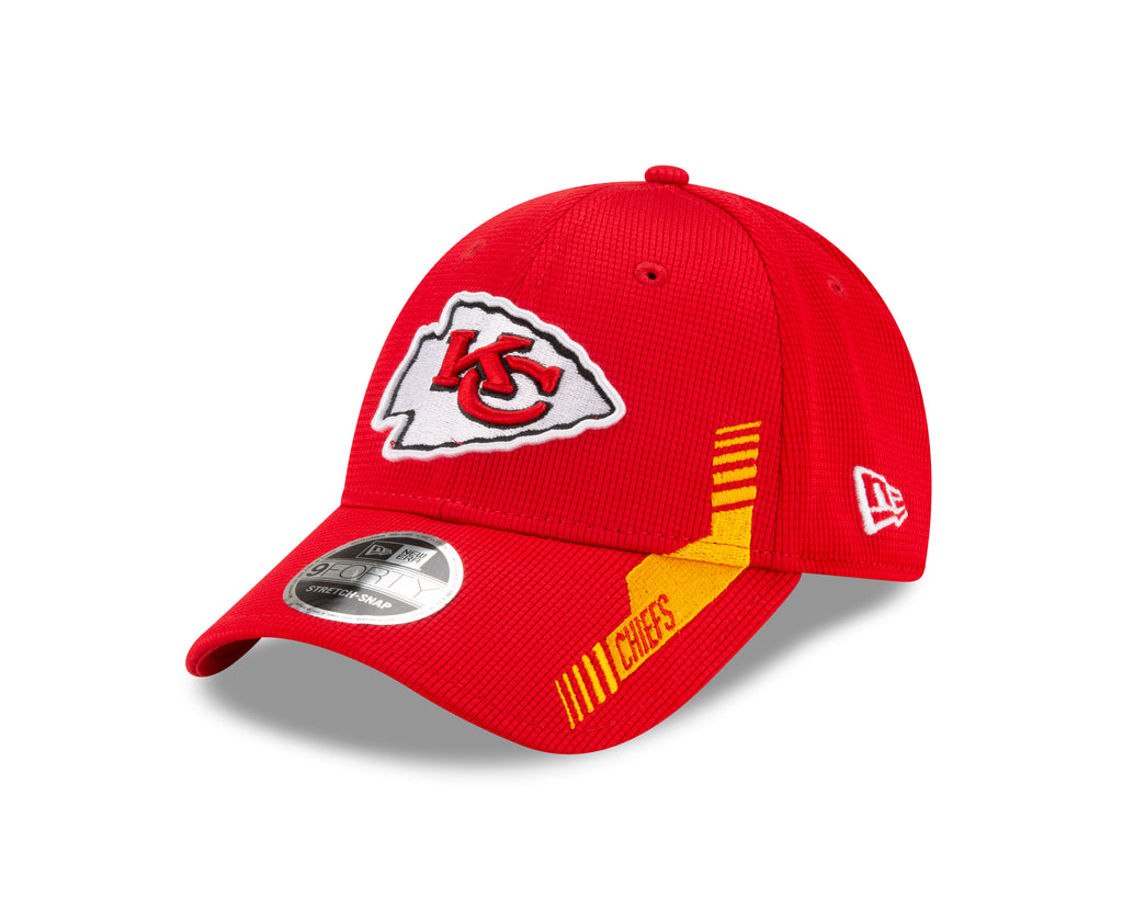 Kansas City Chiefs 2021 Child HOME SL RED/YELLOW 9FORTY Hat - New 