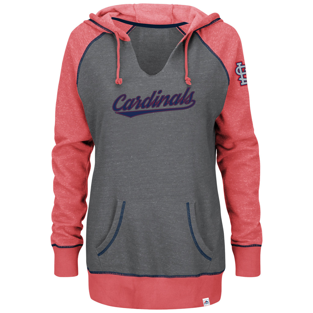 St. Louis Cardinals Ladies Absolute Confidence Hooded Sweatshirt by Ma