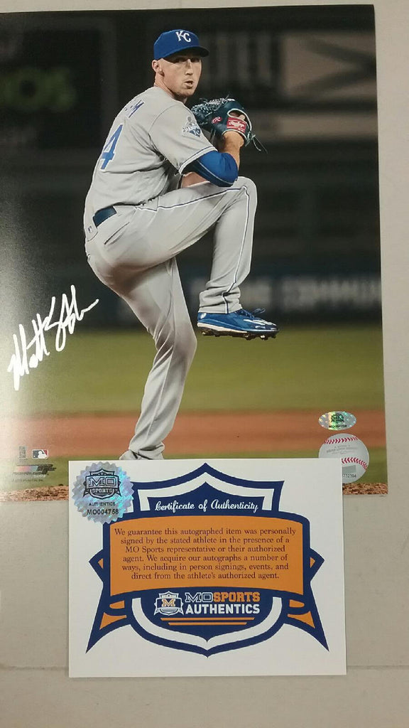 Kansas City Royals Matt Strahm Signed Autographed 8x10 Photo COA CLE