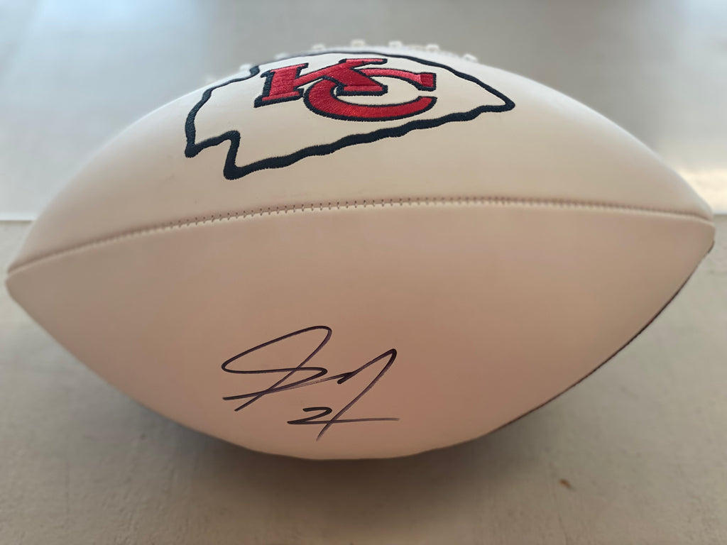 Skyy Moore Signed Red Custom Football Jersey — TSE Kansas City