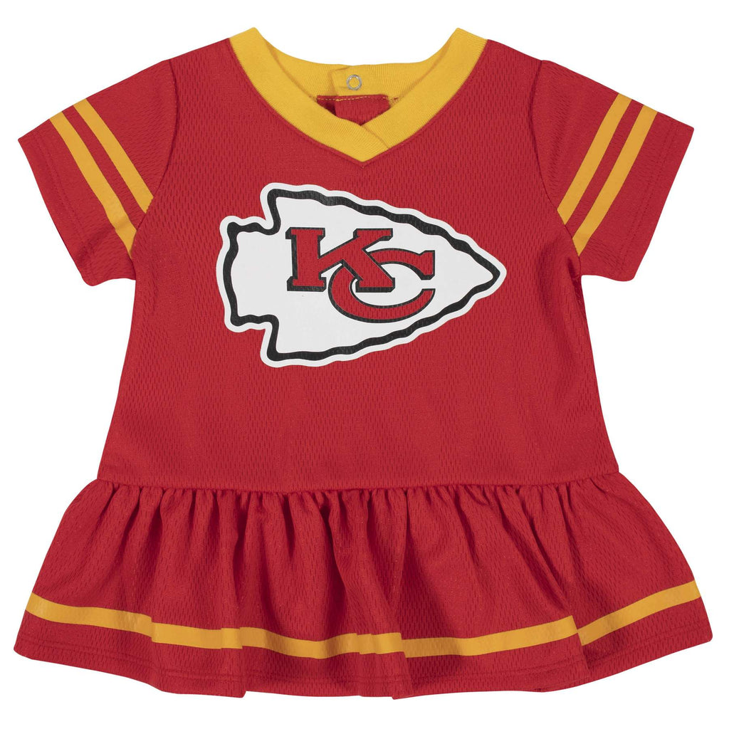 KC Chiefs Football Baby or Toddler Set / Baby Ruffled Bummies 