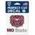 MISSOURI STATE UNIVERSITY BEARS SLOGAN PERFECT CUT COLOR DECAL 4" X 4"