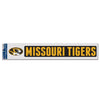 MISSOURI TIGERS FAN DECALS 3" X 17"