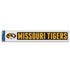 MISSOURI TIGERS FAN DECALS 3" X 17"