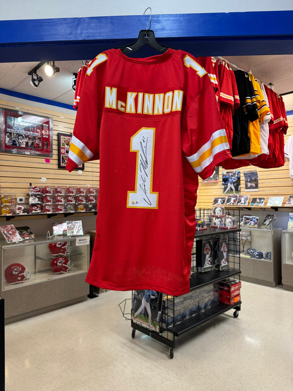 Kansas City Chiefs JERICK MCKINNON Signed Red Jersey - BECKETT