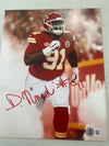 Kansas City Chiefs DERRICK NNADI Signed 8'"x10" Entrance Photos - BECKETT