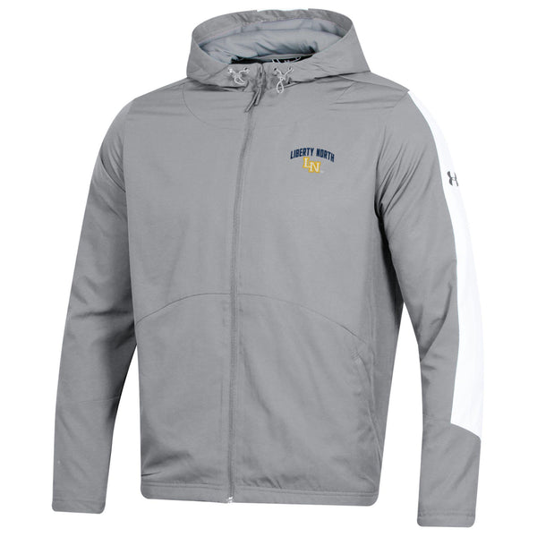 Liberty North Eagles LEGACY LW GRAY FULL-ZIP WINDBREAKER - Under Armour