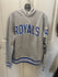 Kansas City Royals Hooded Sweatshirt Grey with bottom stripe by '47 Brand