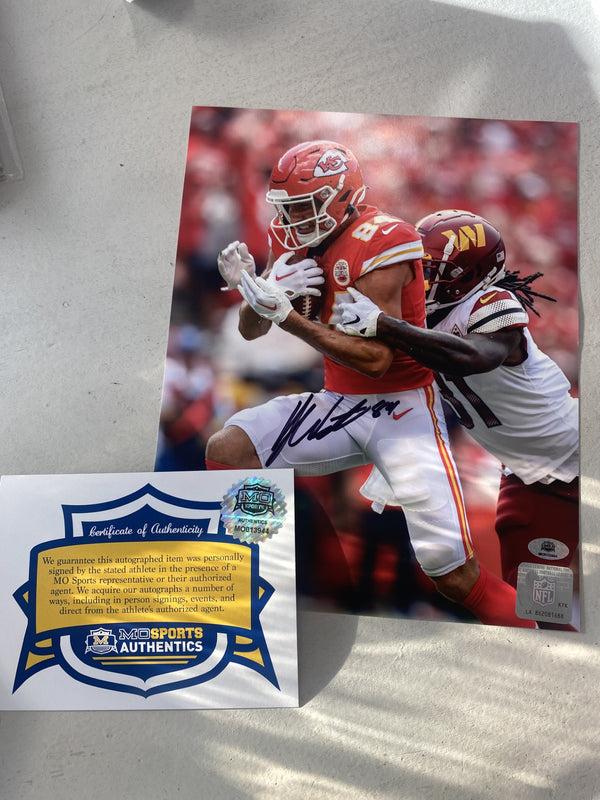 Kansas City Chiefs Justin Watson Signed 8x10 Photos - COA