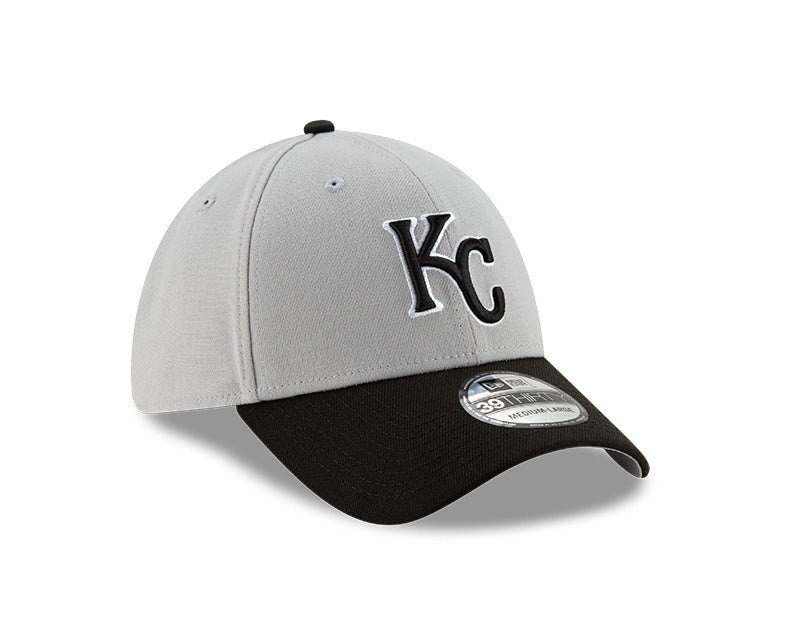 Kansas City Royals 2020 39THIRTY Gray with Black Bill Hat by New Era
