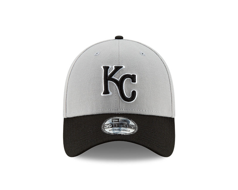 Kansas City Royals 2020 39THIRTY Gray with Black Bill Hat by New