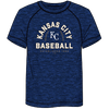 Kansas City Royals Heatherd Short Sleeve T-Shirt by Fanatics