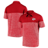 Kansas City Chiefs Red Striped Polo Shirt by Fanatics