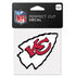 KANSAS CITY CHIEFS PERFECT CUT COLOR DECAL 4" X 4"