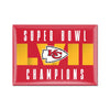 Chiefs Super Bowl Champions LVII Metal Magnet 2.5" x 3.5"