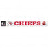 Kansas City Chiefs Perfect Cut Decals 2"x17"