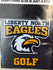 Liberty North Eagles Golf Color Shock Decal