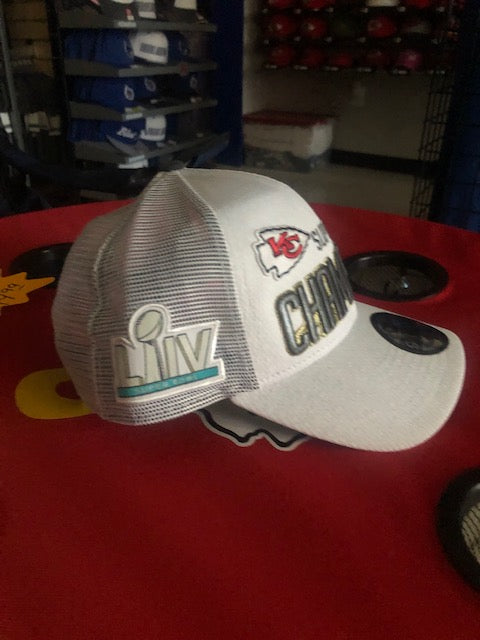 Men's Kansas City Chiefs New Era Black Super Bowl LVII Champions 9FORTY  Adjustable Hat