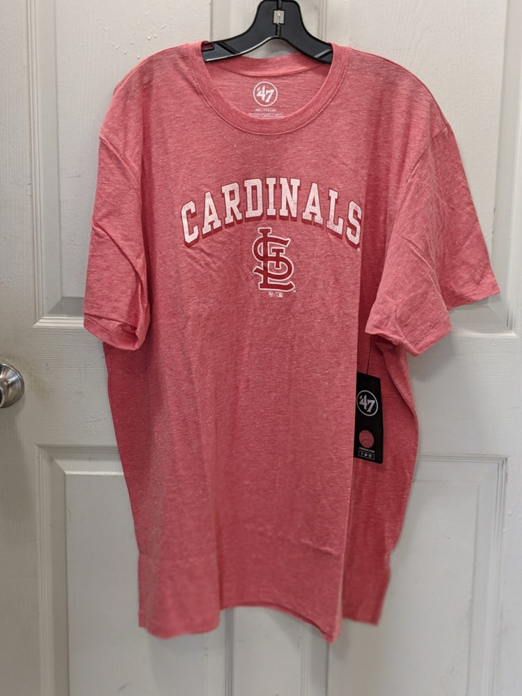 47 Men's '47 Red St. Louis Cardinals Team Name T-Shirt