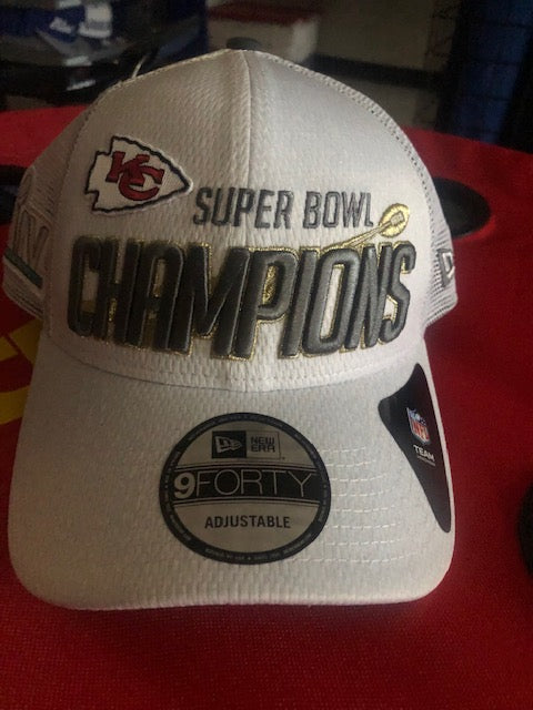 Kansas City Chiefs 2020 Super Bowl LIV Champs 9FORTY Adjustable Hat by