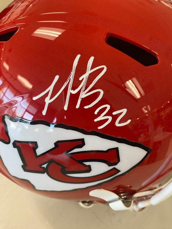 Kansas City Chiefs NICK BOLTON Signed Chiefs Speed Replica Helmet - BECKETT