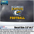 Liberty North Eagles Football Color Shock Decal