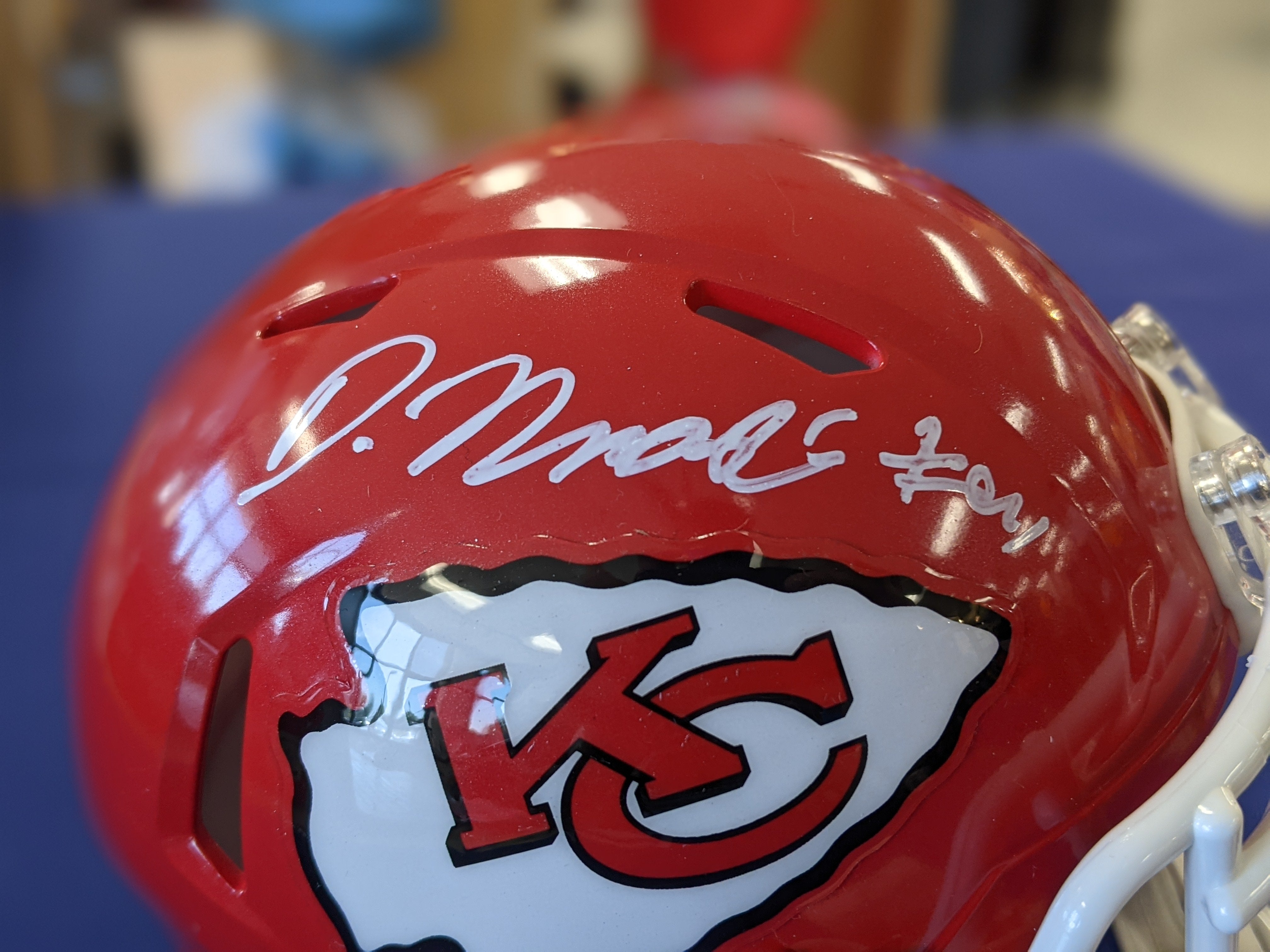 Tyrann Mathieu Signed Kansas City Chiefs Speed Authentic NFL