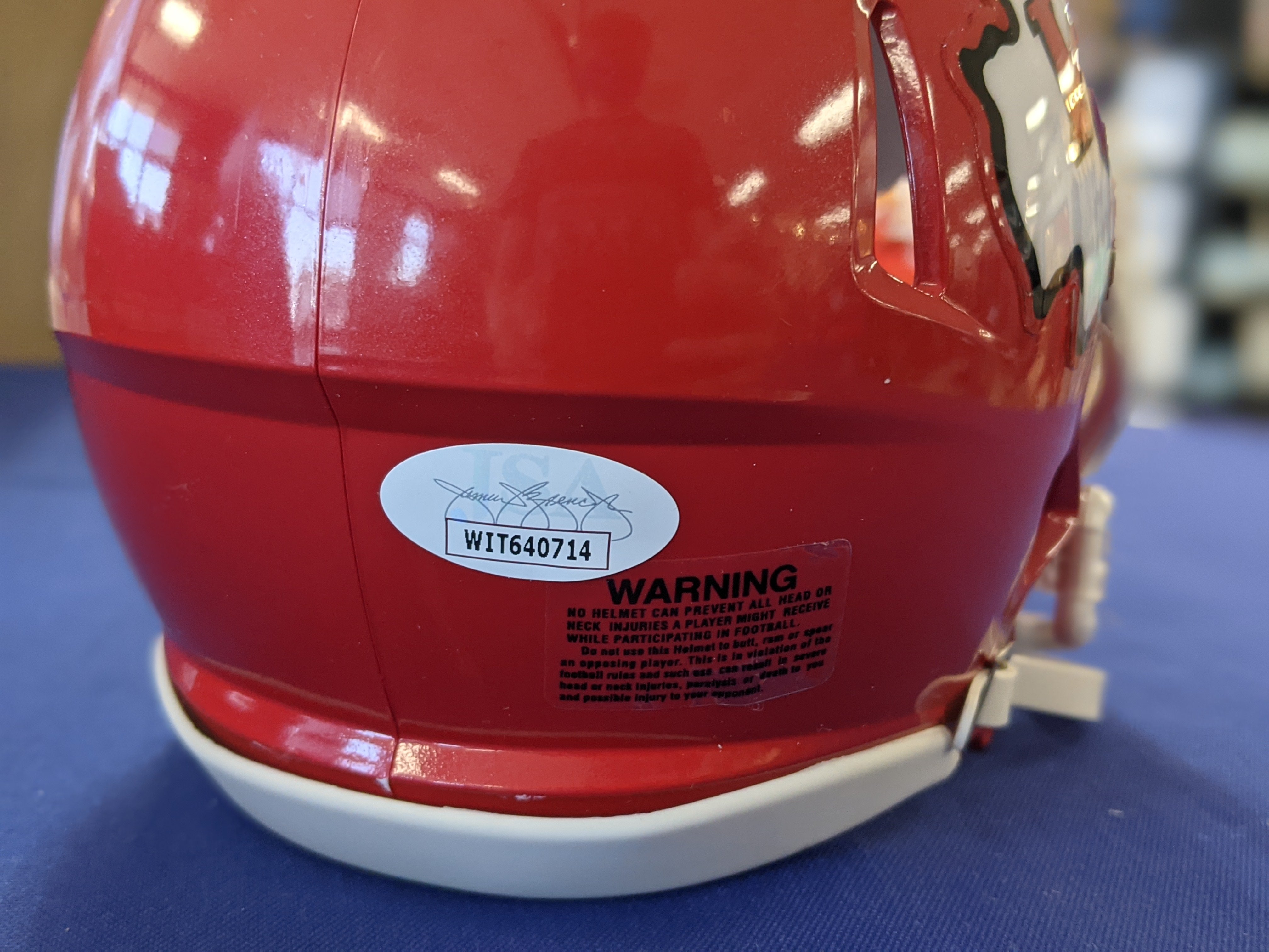 Kansas City Chiefs Speed Mini Helmet  MO Sports Authentics, Apparel & Gifts