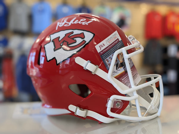 Kansas City Chiefs ANDY REID Signed Speed Replica Helmet-BECKETT