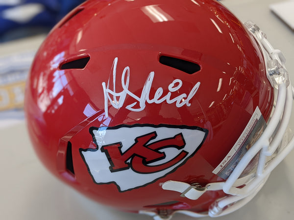 Kansas City Chiefs ANDY REID Signed Speed Replica Helmet-BECKETT