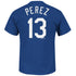 Kansas City Royals Men's Salvador Perez Name & Number Tee by Majestic