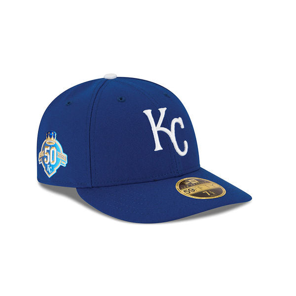 Kansas City Royals 50th Anniversary Fitted Low Profile 59FIFTY Hat by