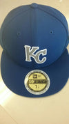 Kansas City Royals Flected Team Trim Fitted 59FIFTY Hat by New Era