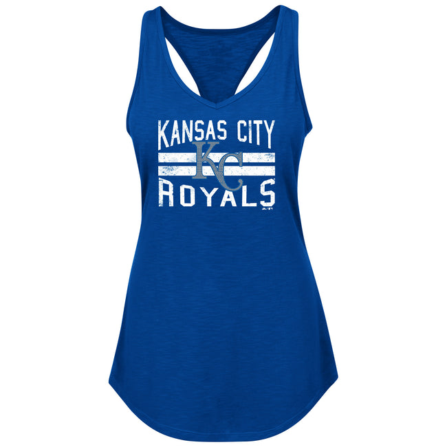 Kansas City Royals Girls 7-16 Four Seamer Tank Top by Outerstuff