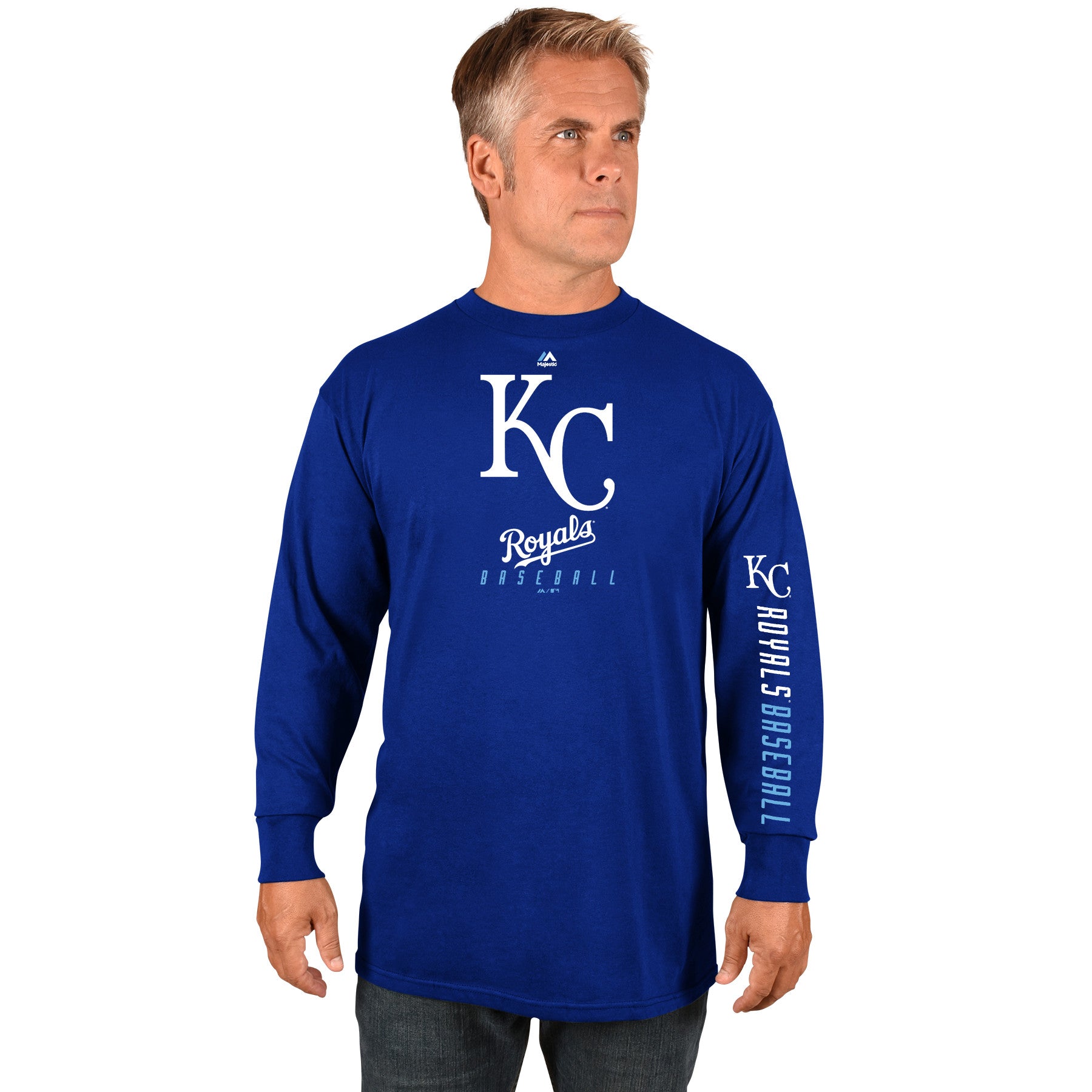 Kansas City Chiefs Football & Royals Baseball Long Sleeve T-Shirt