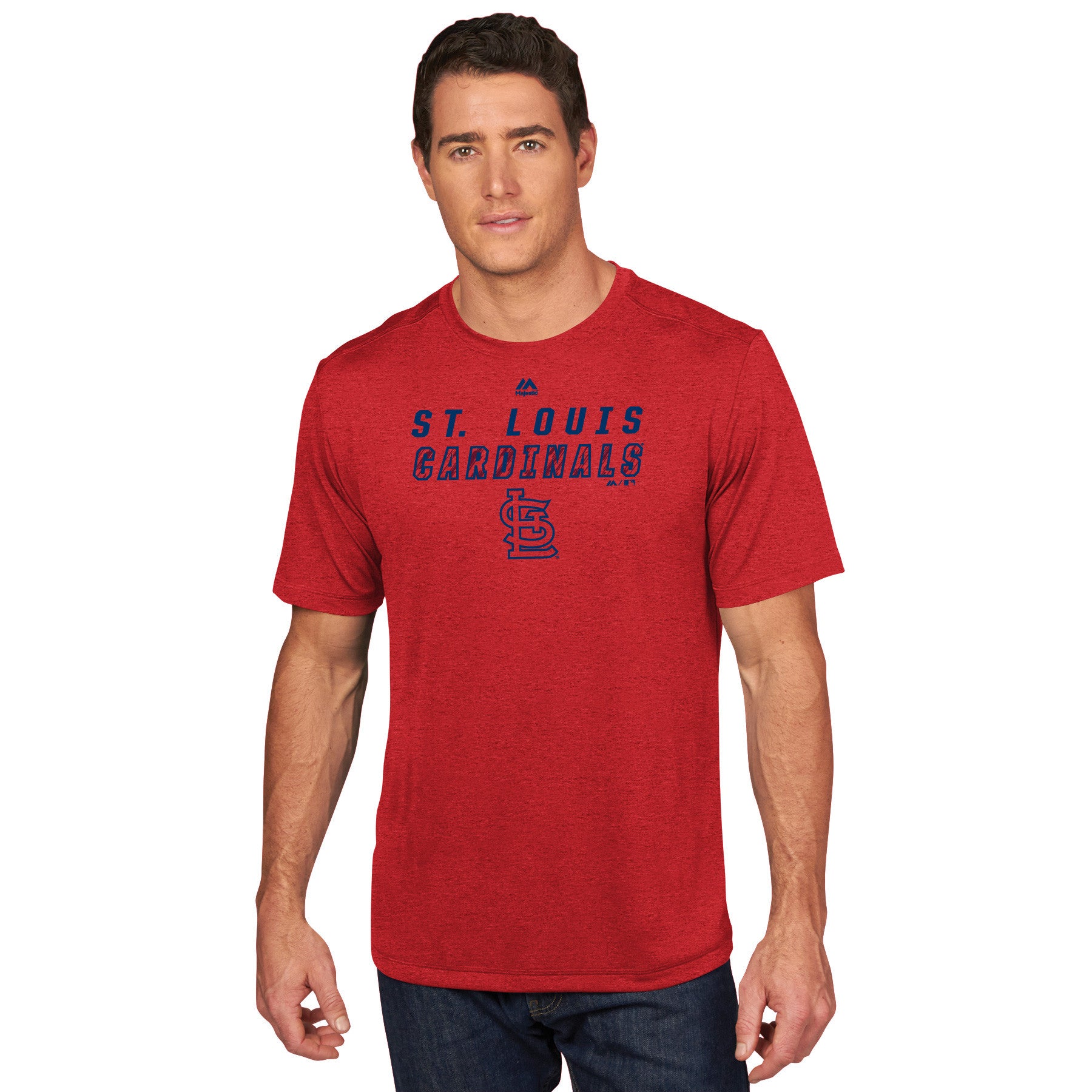 St Louis Cardinals Tri-Blend Grey T-Shirt by '47 Brand