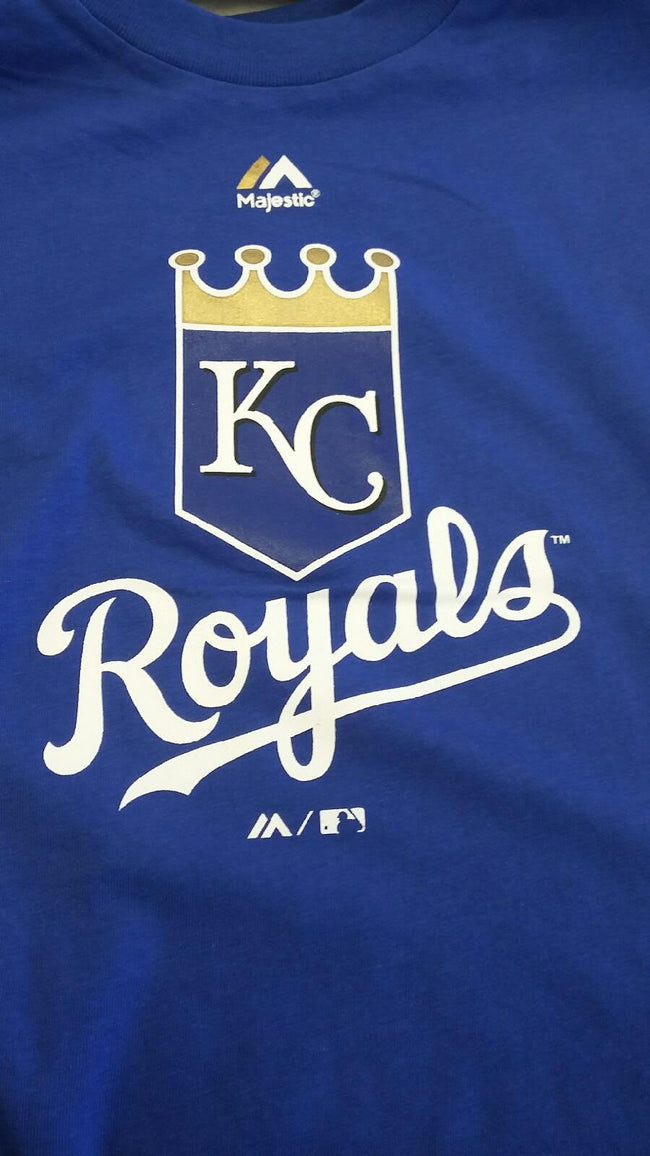 Kansas City Royals Youth Logo Primary Team T-Shirt - Royal