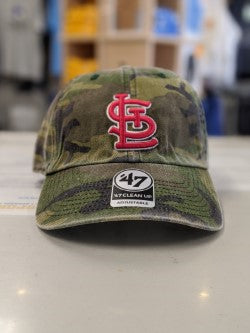 Men's '47 Red St. Louis Cardinals Hard Count Clean Up Adjustable Hat