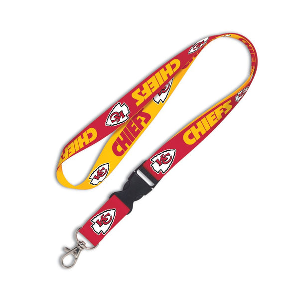 Kansas City Chiefs Lanyard w/detach. buckle 3/4" by Wincraft