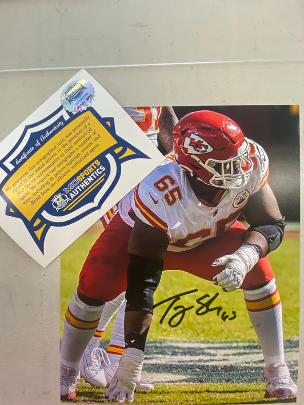 Kansas City Chiefs TREY SMITH Signed 8'