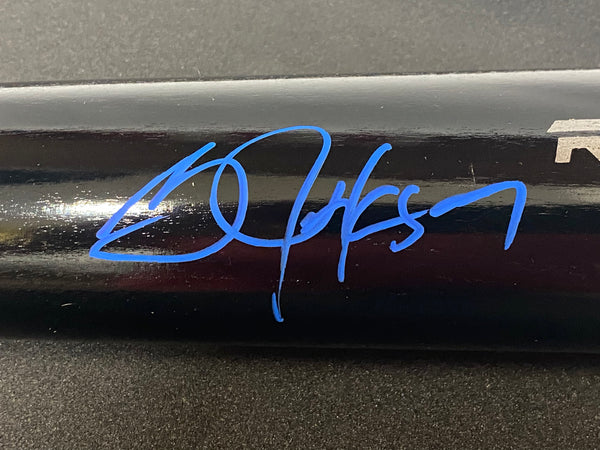 Kansas City Royals BO JACKSON Autographed Black Bat - Beckett