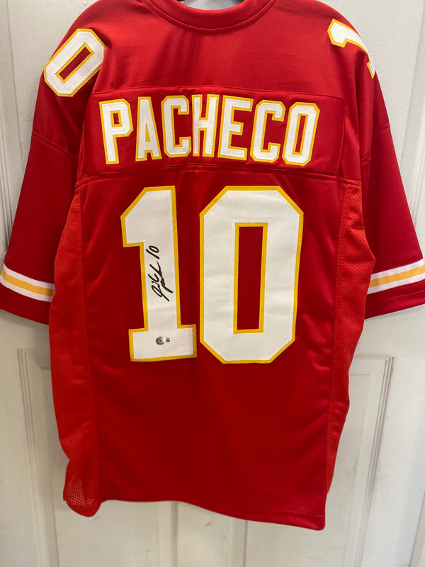 Kansas City Chiefs Isiah Pacheco Signed CUSTOM JERSEYS - BECKETT